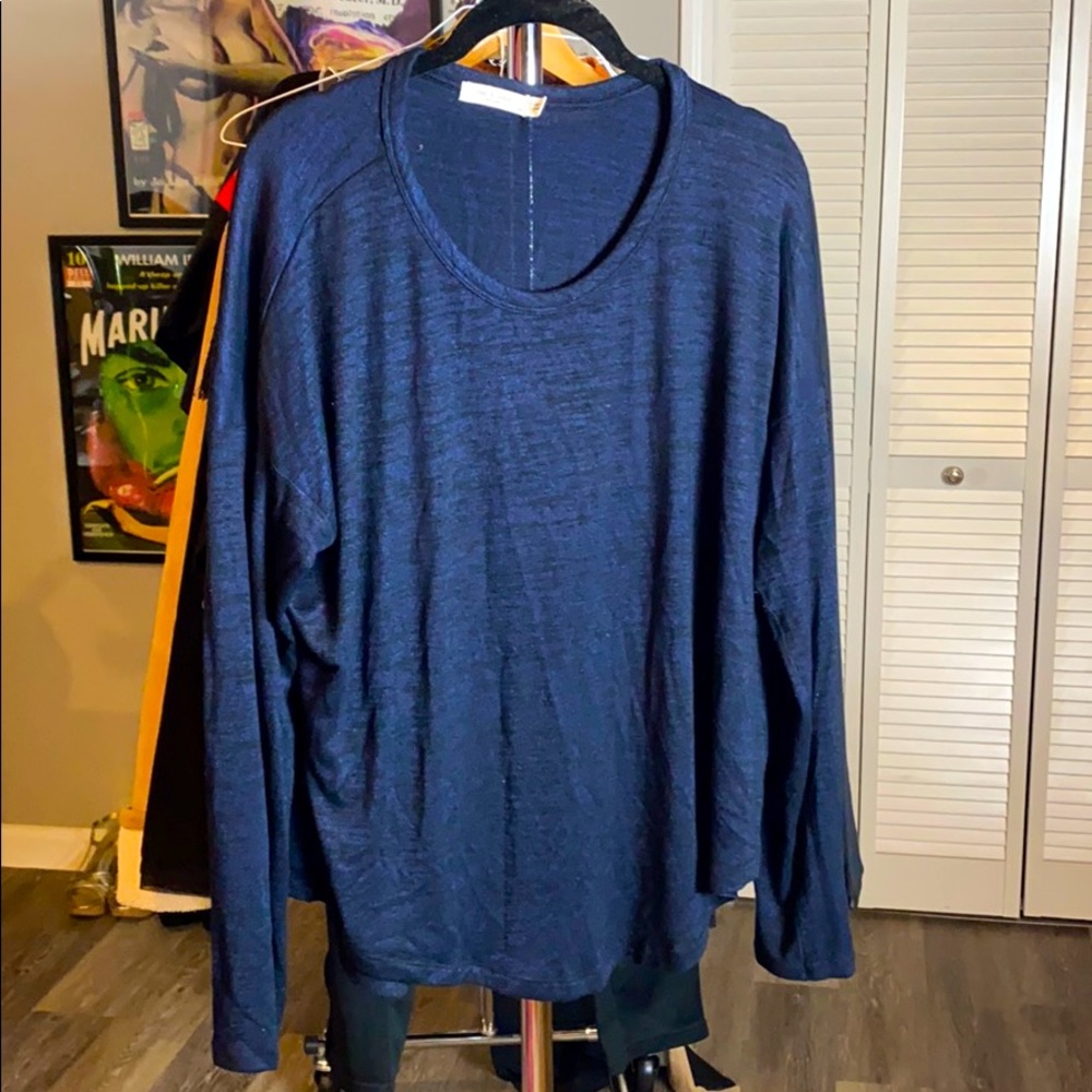 Navy oversized sweater